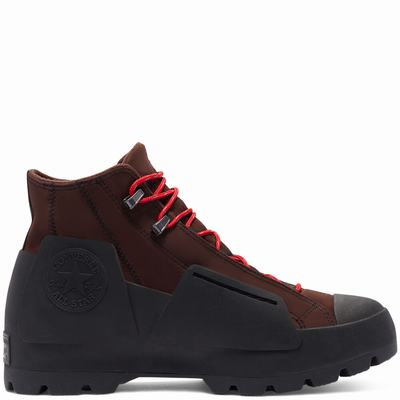 Férfi Converse Chuck Taylor Storm Boot Magasszárú Cipő CO7684052 Sötét Csokoládé/Piros